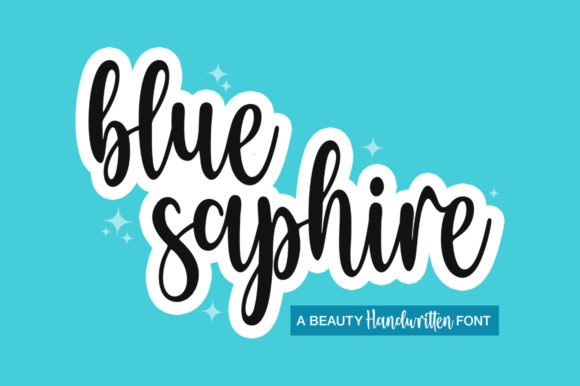 Blue Sapphire | Handwritten Font product image (1)