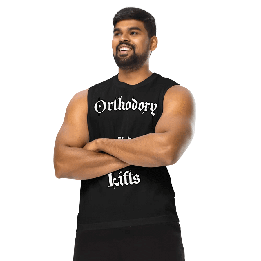 Orthodoxy And Lifts Gothic Unisex Muscle Tank product image (11)