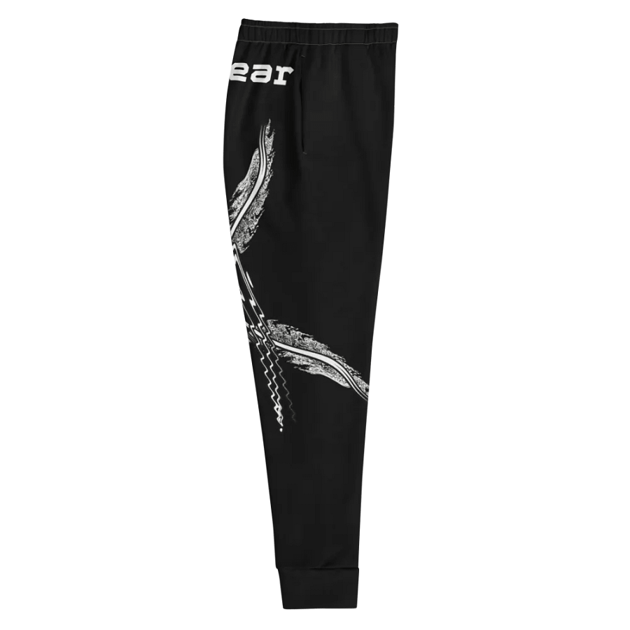 White HApex Gear White Logo Cancer Awareness Orange Ribbon. Black Women's Joggers product image (10)