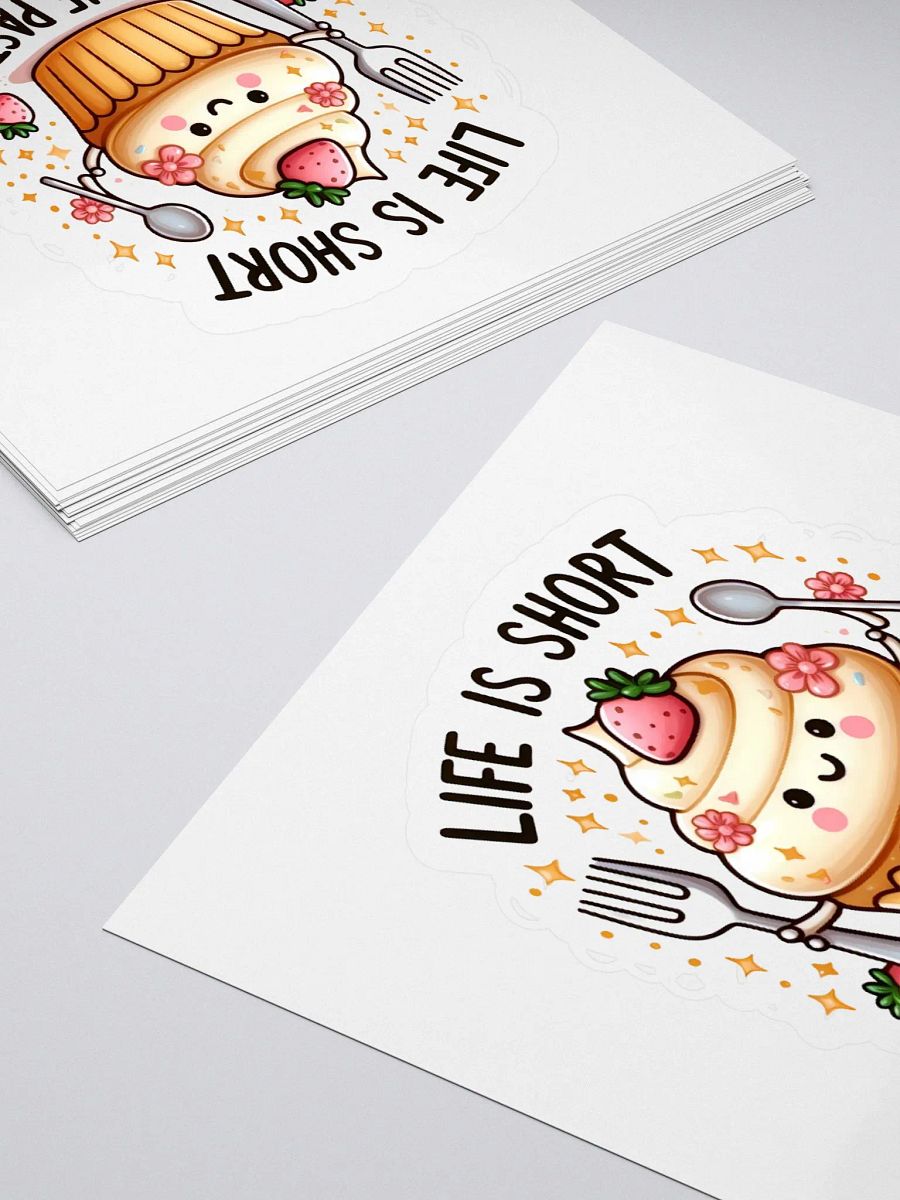 Cute Cupcake Kiss Cut Stickers product image (14)