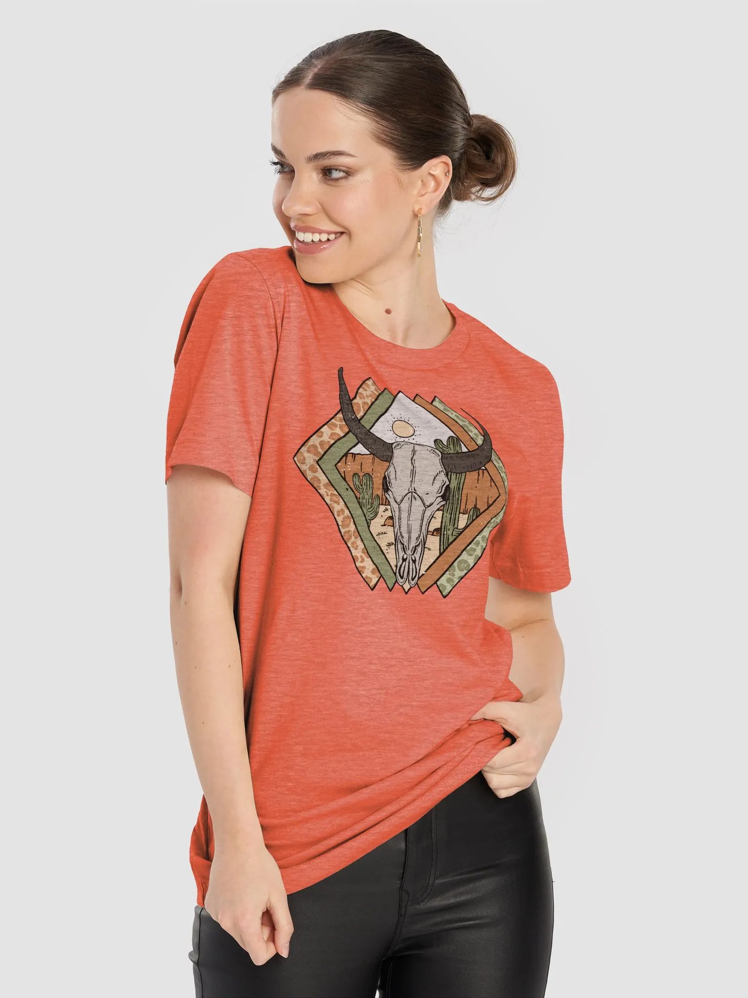 Wild West Skull Premium T-shirt product image (8)