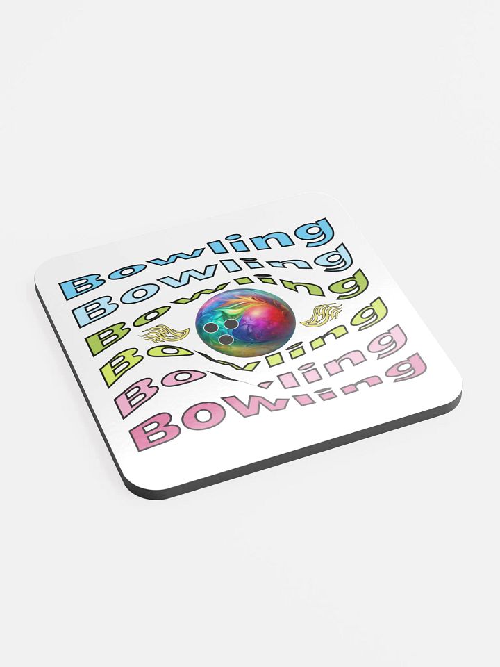 Bowling Swirl Colorful Ball Coaster Set product image (2)