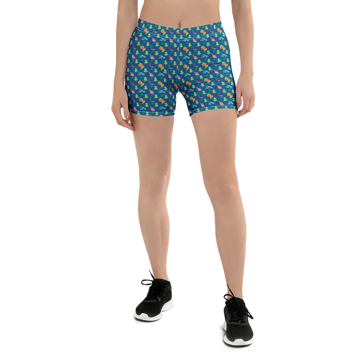 Symmetric Dino All-Over Print Shorts product image (1)