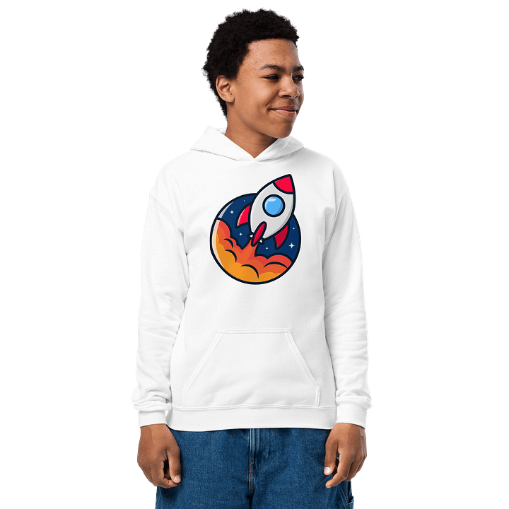 Cosmic Rocket Youth Hoodie product image (4)