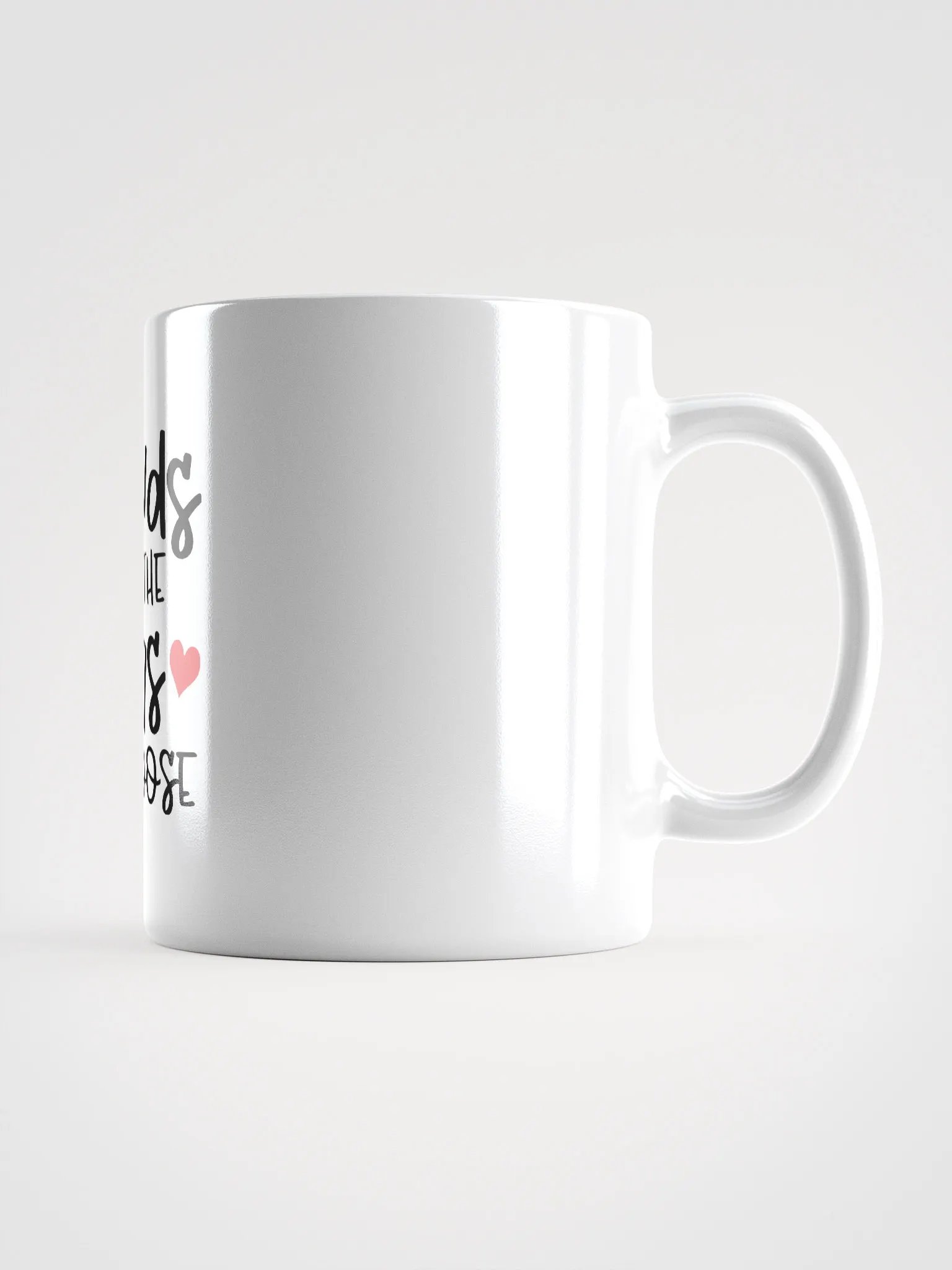 'Friends are the Sisters We Choose' White Glossy Mug product image (5)