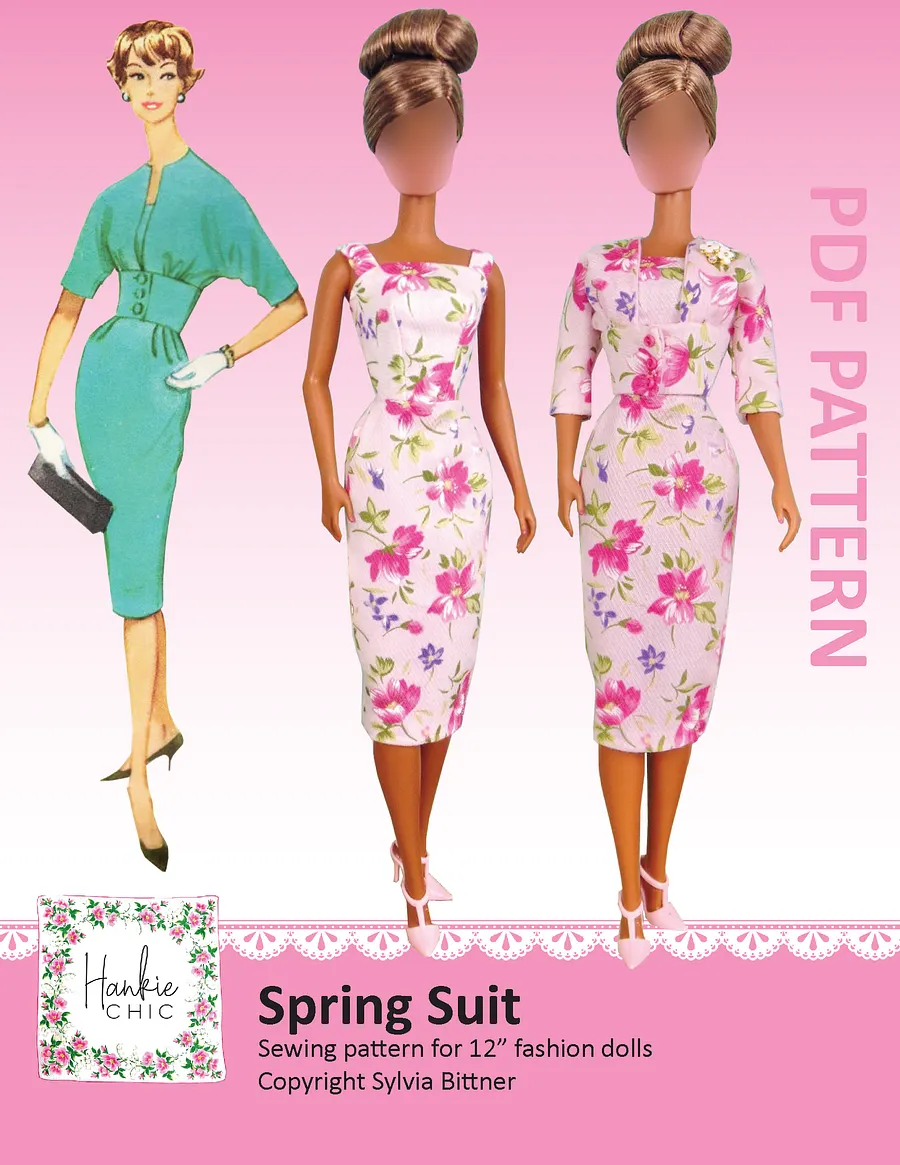 Spring Suit sewing pattern for 12