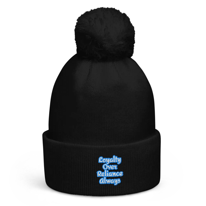 LOYALTY OVER RELIANCE ALWAYS (MALE BEENIE) product image (1)