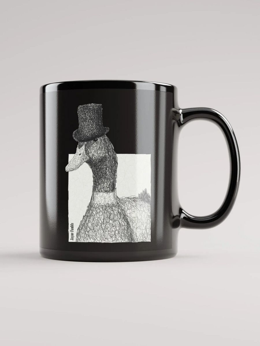 Feathered Gentleman Black Mug product image (1)
