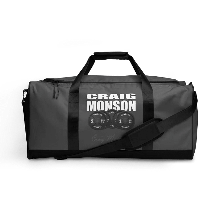 Craig Monson Barbell Signature Collection Gray Gym Bag product image (1)