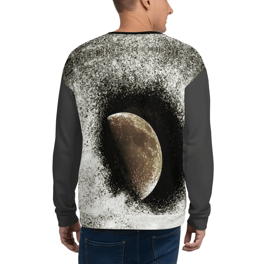 Darker Disintegrating Moon Unisex Sweatshirt product image (11)