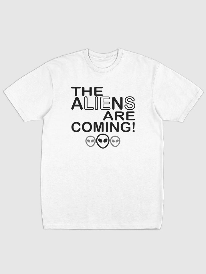 The Aliens Are Coming! - Black - Cotton Heritage Men's Premium Heavyweight Tee product image (2)
