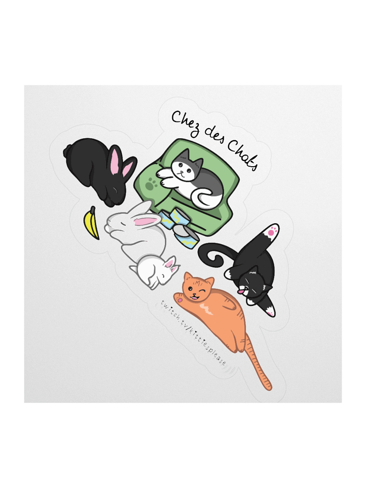 Chez des Chats Sticker product image (2)