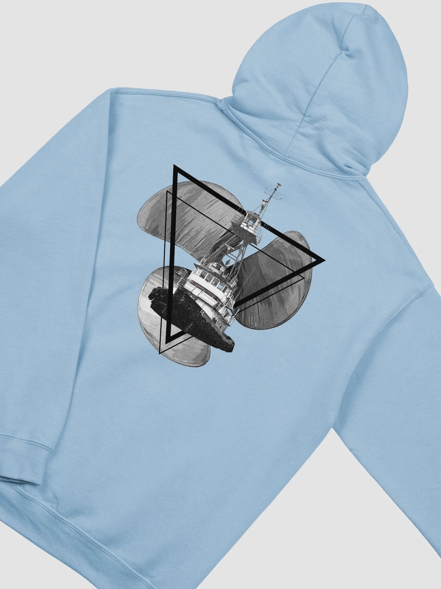 Three blade prop triangle Tug Hoodie product image (4)