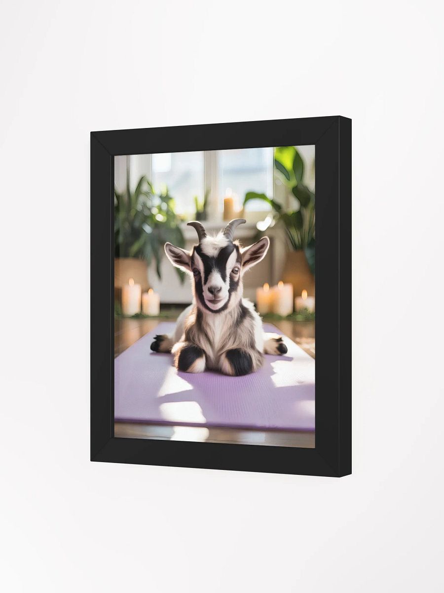 Yoga Goat Zen Moment Framed Poster product image (4)