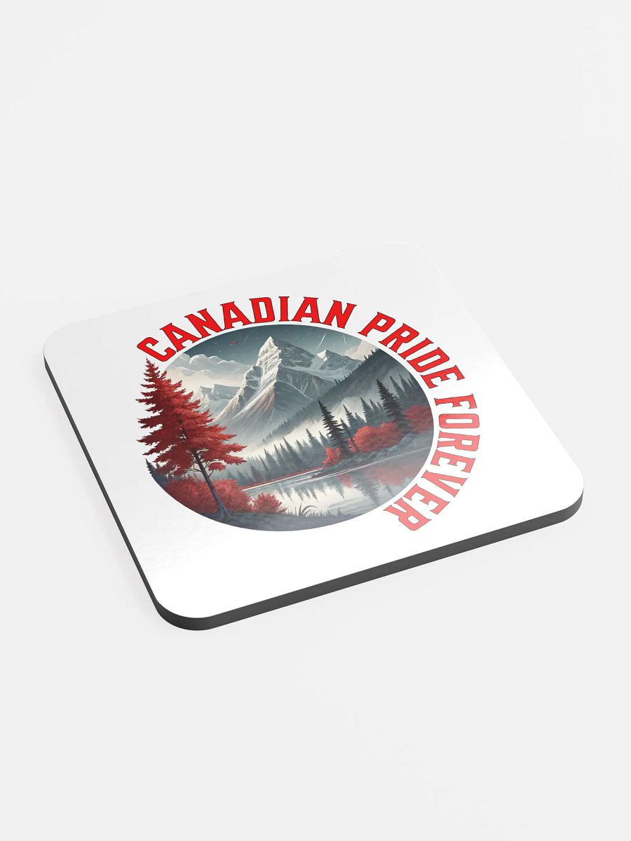 Canadian Pride Forever Glossed Cork Coaster product image (3)