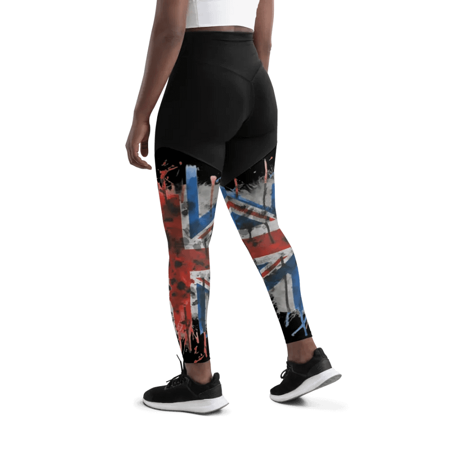 Urban Graffiti Union Jack Split leggings product image (5)