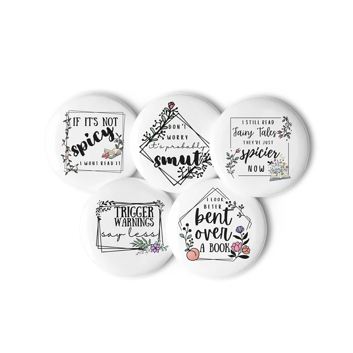 Spicy Bookish Pins Bundle product image (1)