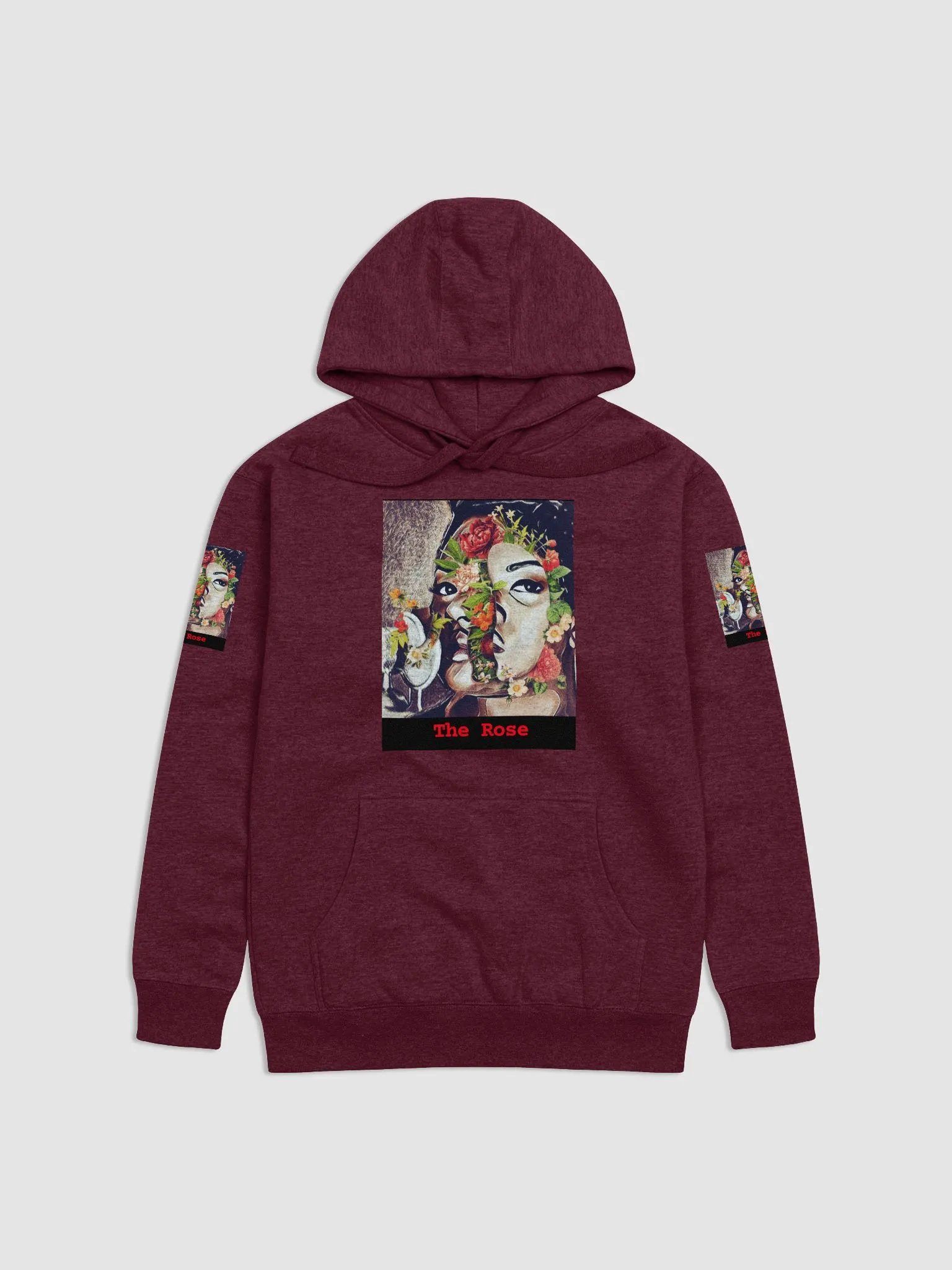 The Rose Maroon Hoodie product image (1)