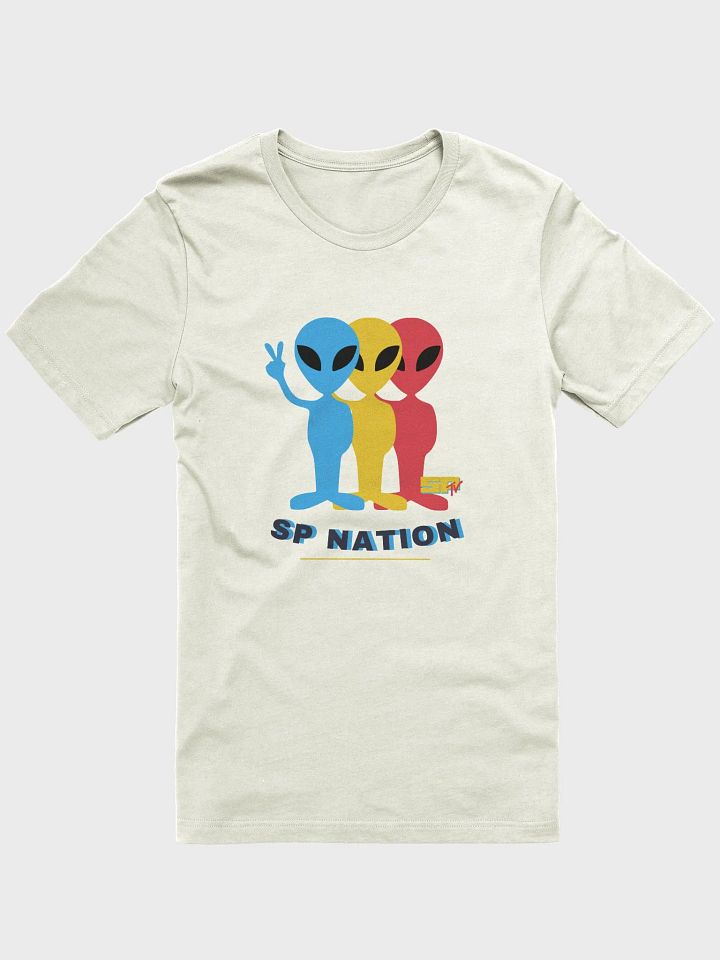 SP Nation - 3 Peaceful Aliens - shirt LIGHT colors product image (1)