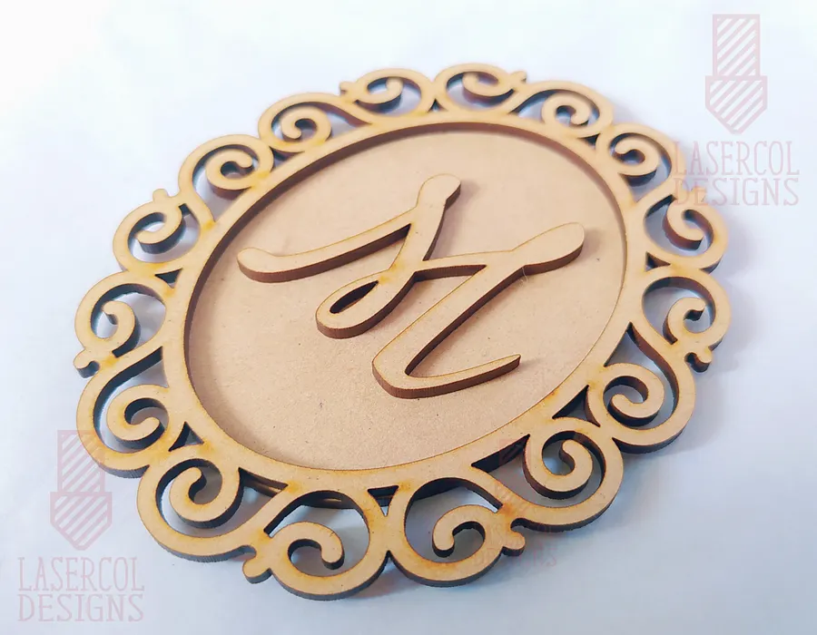 Oval Frames (Five Styles) - Laser Cut Files product image (6)