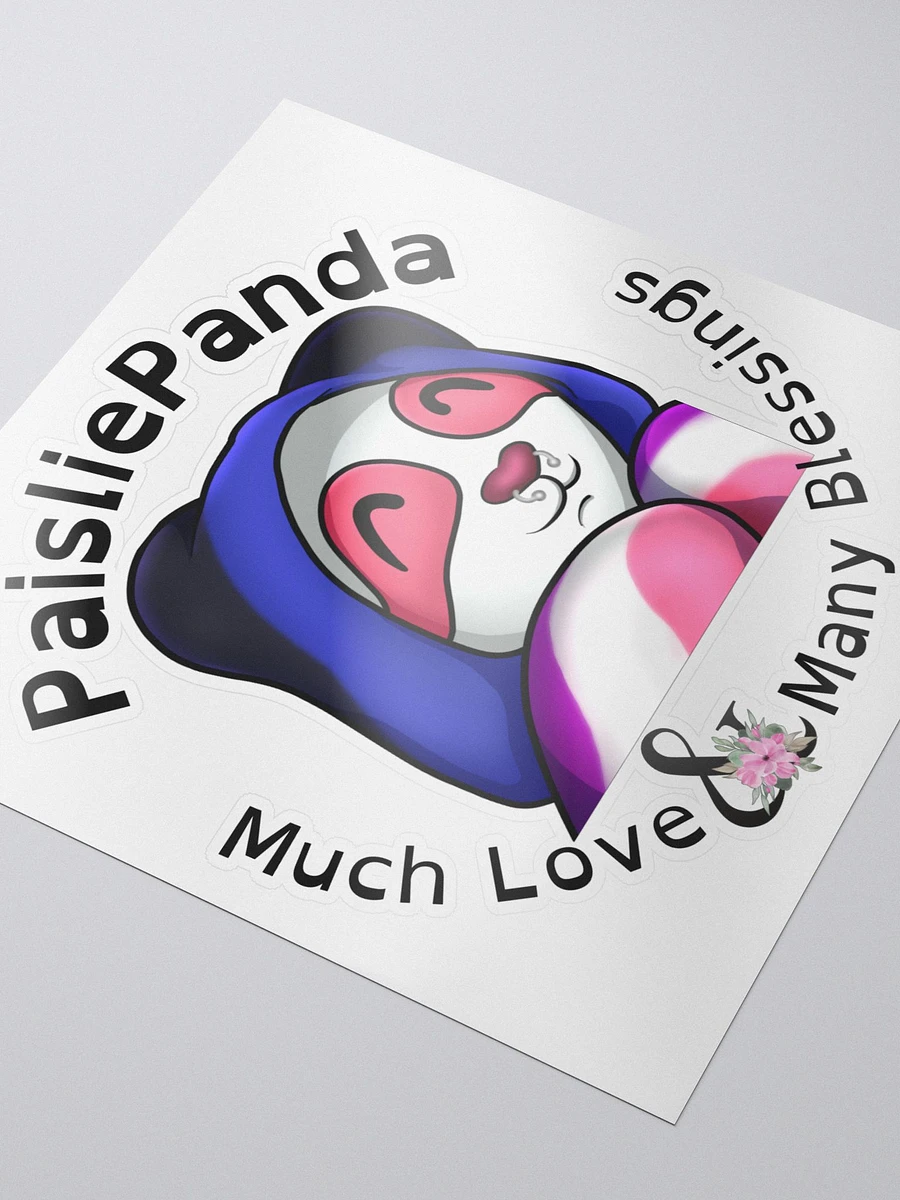 Cozy PaisliePanda Love and Blessings Sticker product image (3)