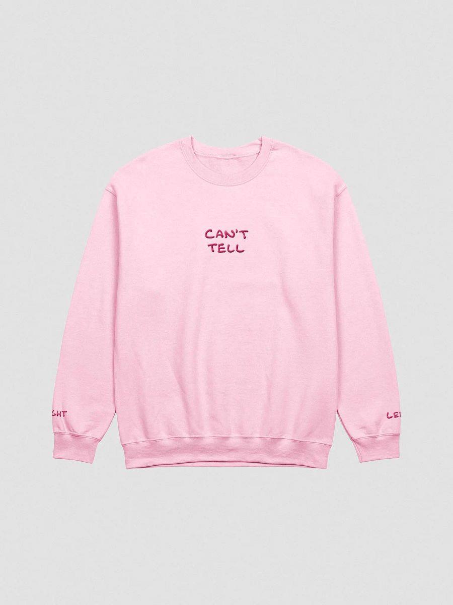 CAN'T TELL embroidered crewneck (pink) product image (4)