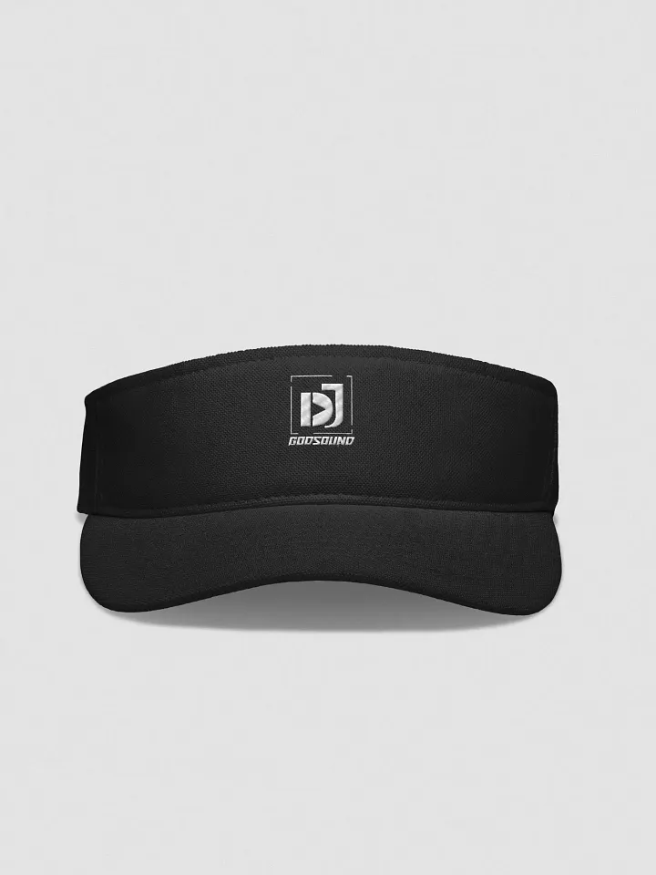 New Caps By DJ GodSOUND Logo Flexfit Visor Black product image (1)