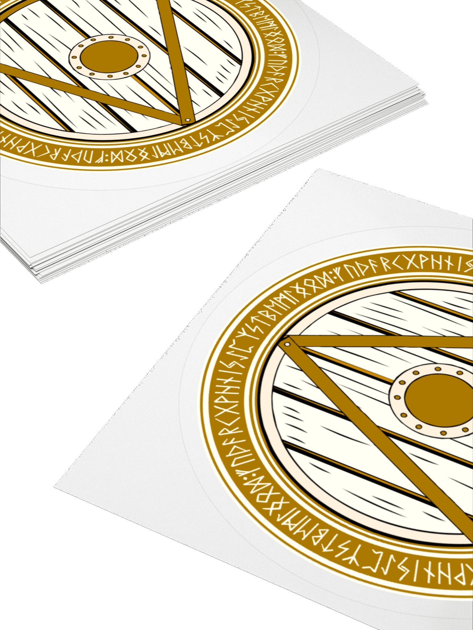 GOTÁ GOLDEN WORDS SHIELD DECAL product image (3)