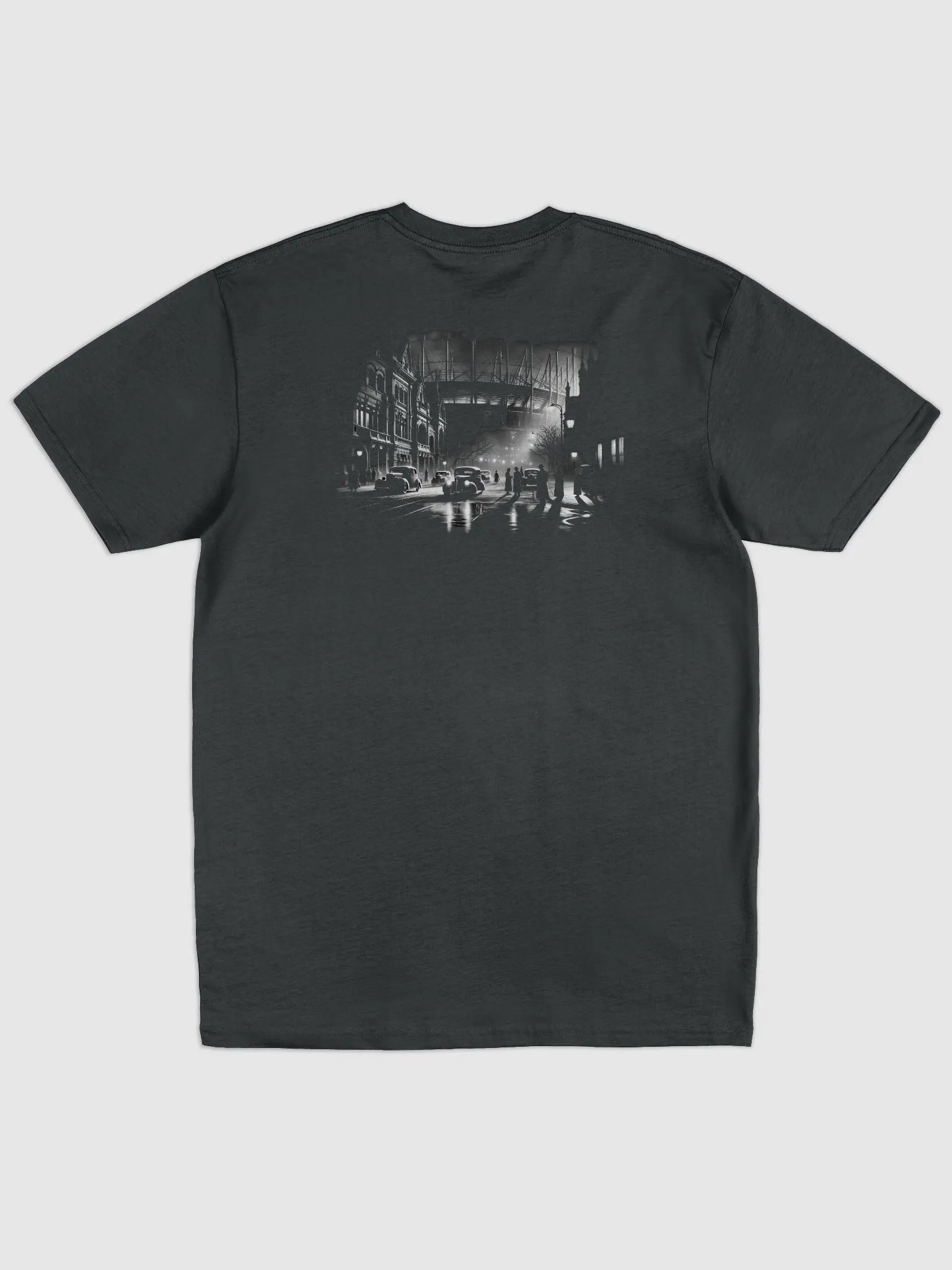 Vintage Noir Melbourne Stadium Scene (Mens Tee) product image (1)
