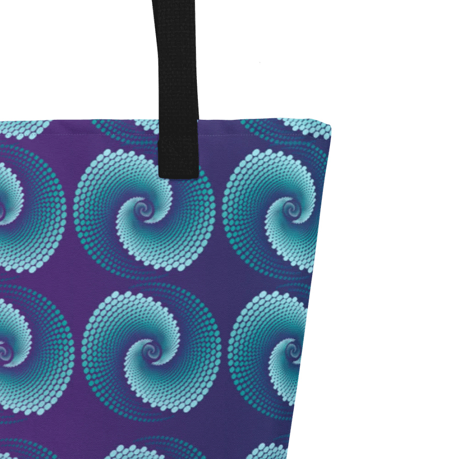 Spiral Symphony Large Tote Bag for arty ladies moms friends product image (9)