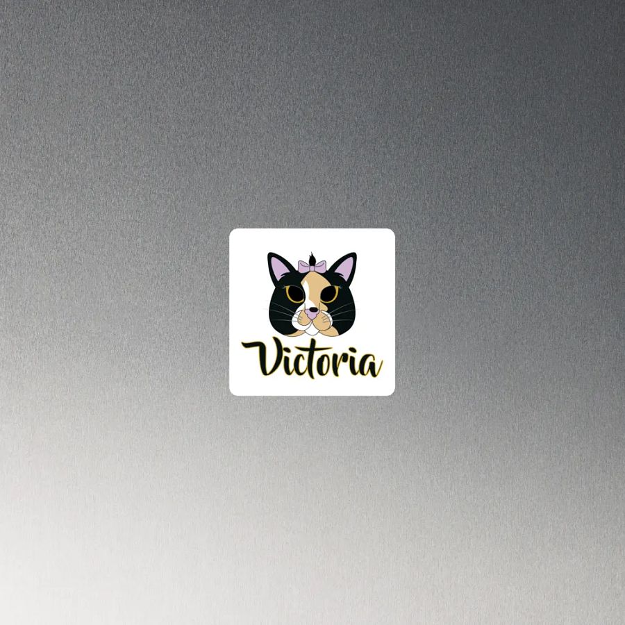 Victoria the Calico Cat Die-Cut Magnets product image (2)