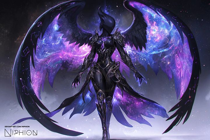 One-Time Exclusive – Nebula Archangel #12 - Animated Fantasy Art + Commercial Rights product image (1)