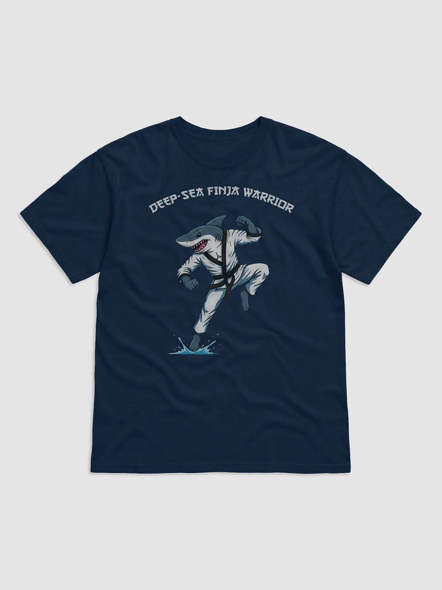 Deep-Sea Finja Warrior – Funny Shark Karate T-Shirt product image (4)