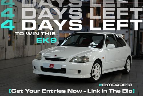 🚨 4 DAYS LEFT! 🚨

Just 4 days stand between you and the chance to own this iconic EK9. ⏳

If you’re in — make it count. If yo...