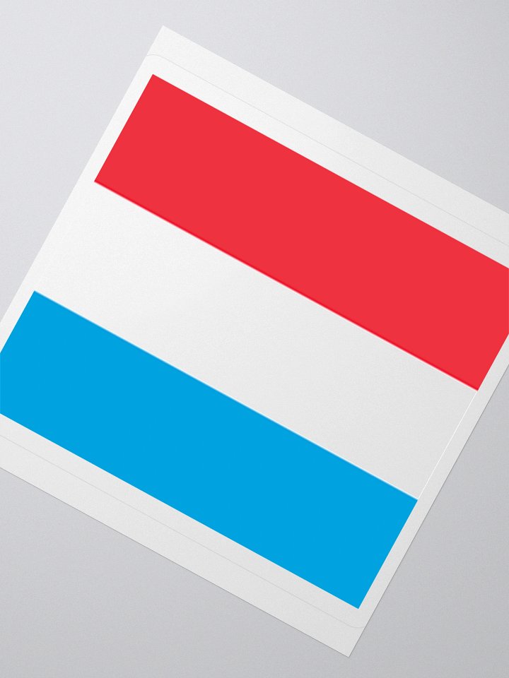 Luxembourg Flag Sticker | Red White Blue Design | Durable Vinyl | 3 Sizes product image (6)