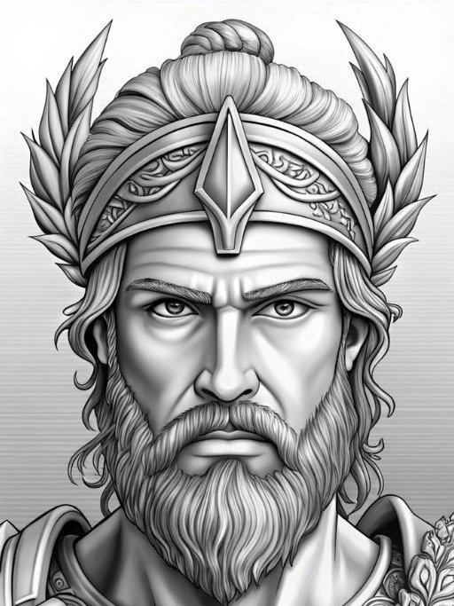 Greek Gods Coloring Book for Adults Tome IV product image (7)