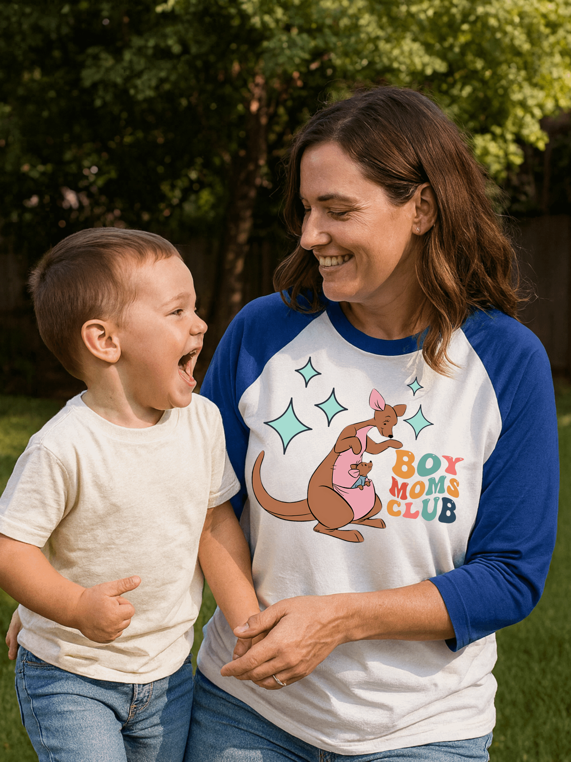 Boy Mom Love ¾ Sleeve Tee product image (1)