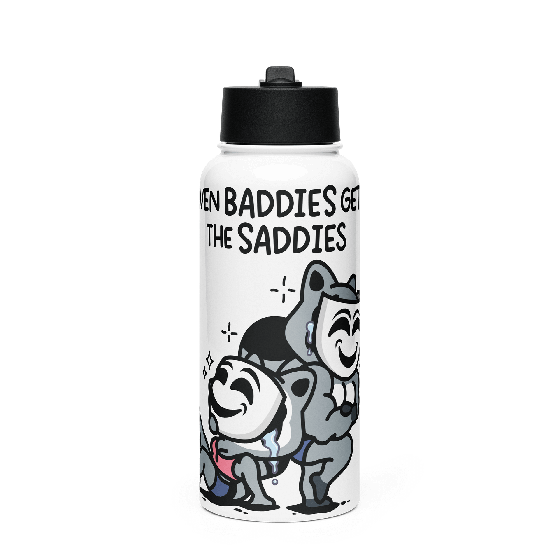 Baddies Get Saddies Water Bottle product image (1)