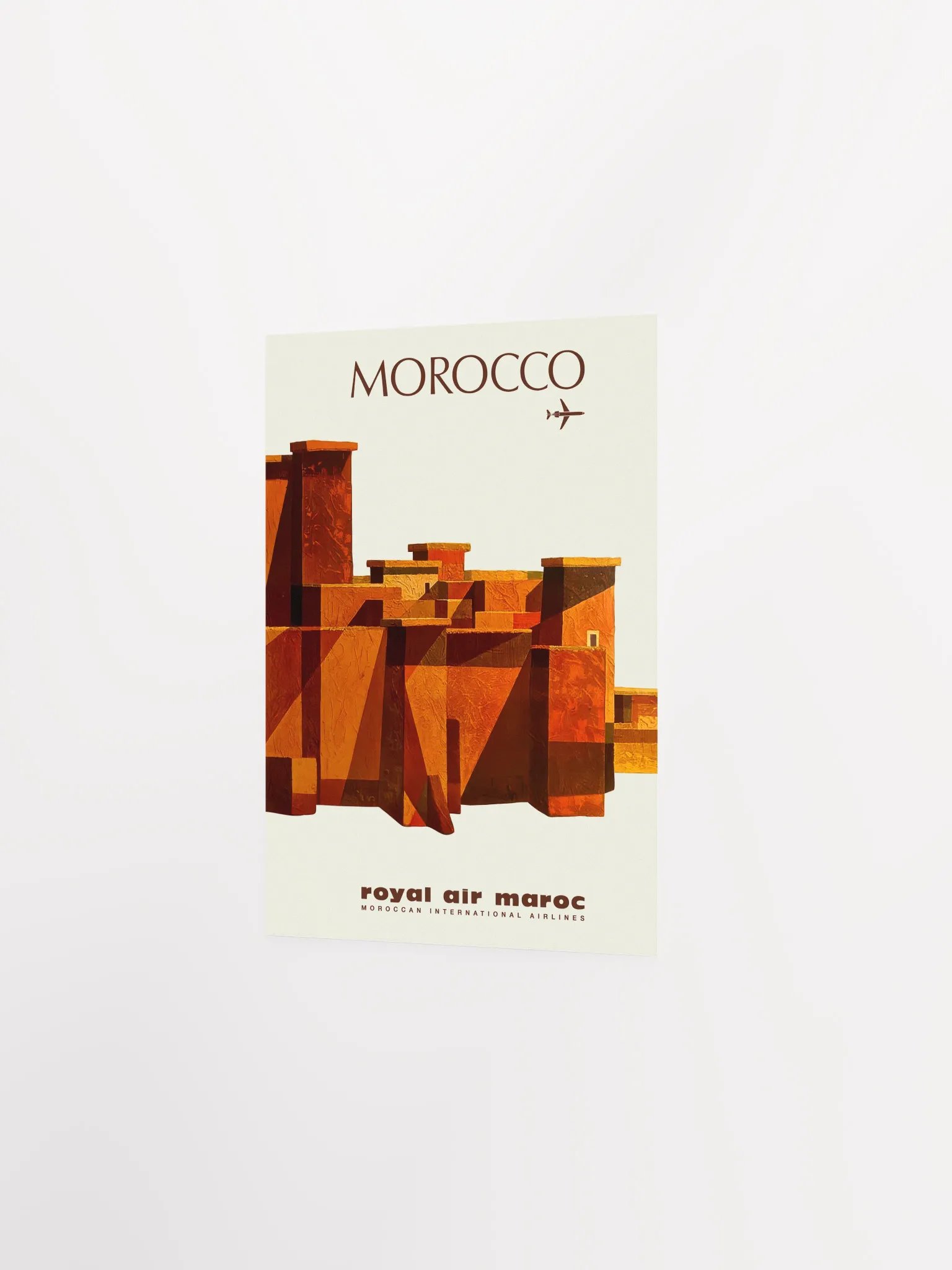 Morocco, Air Maroc, 1970s — retro travel poster, vintage travel print product image (8)