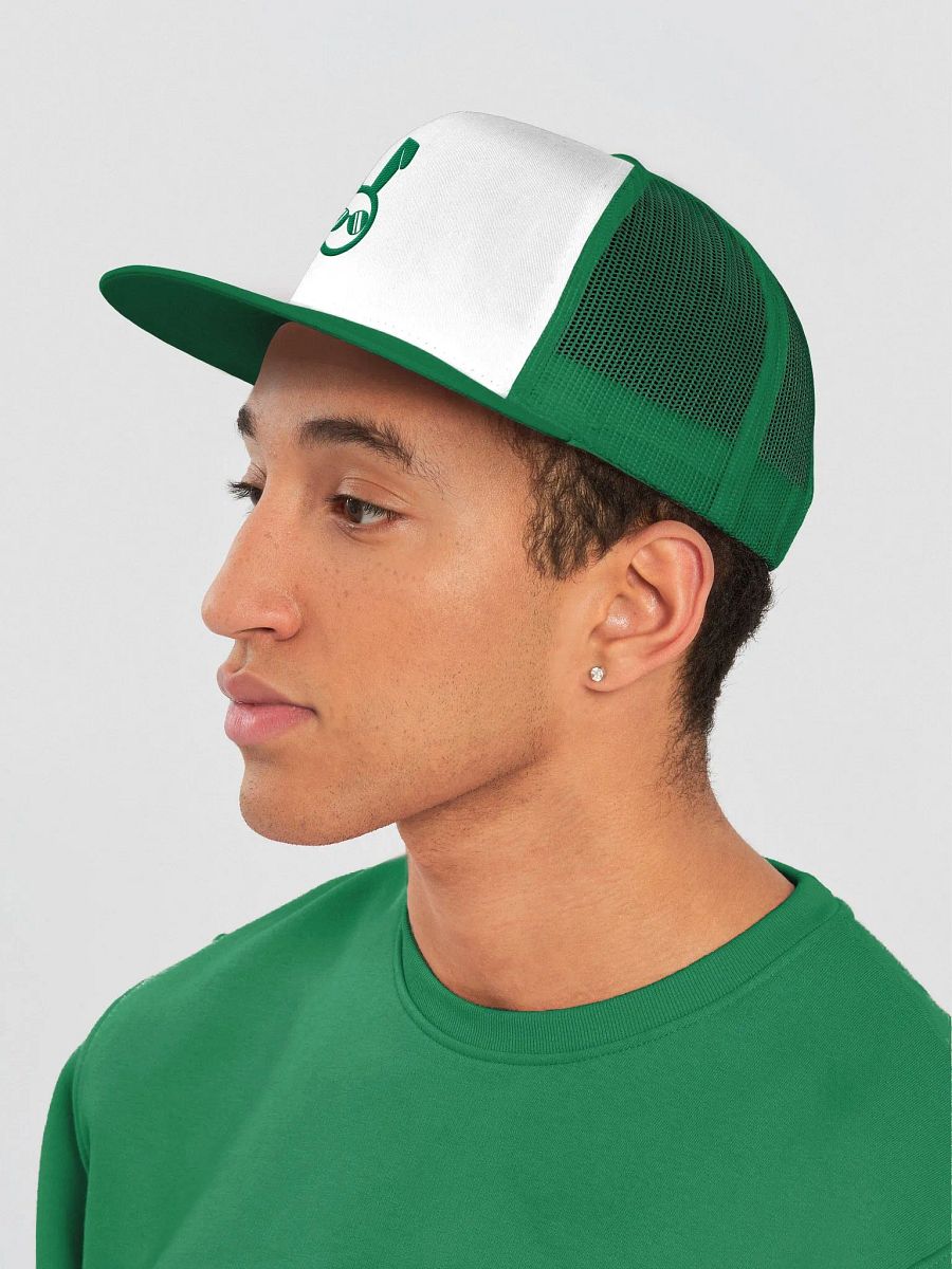 U Flex Green Logo Yupoong Trucker Hat product image (5)