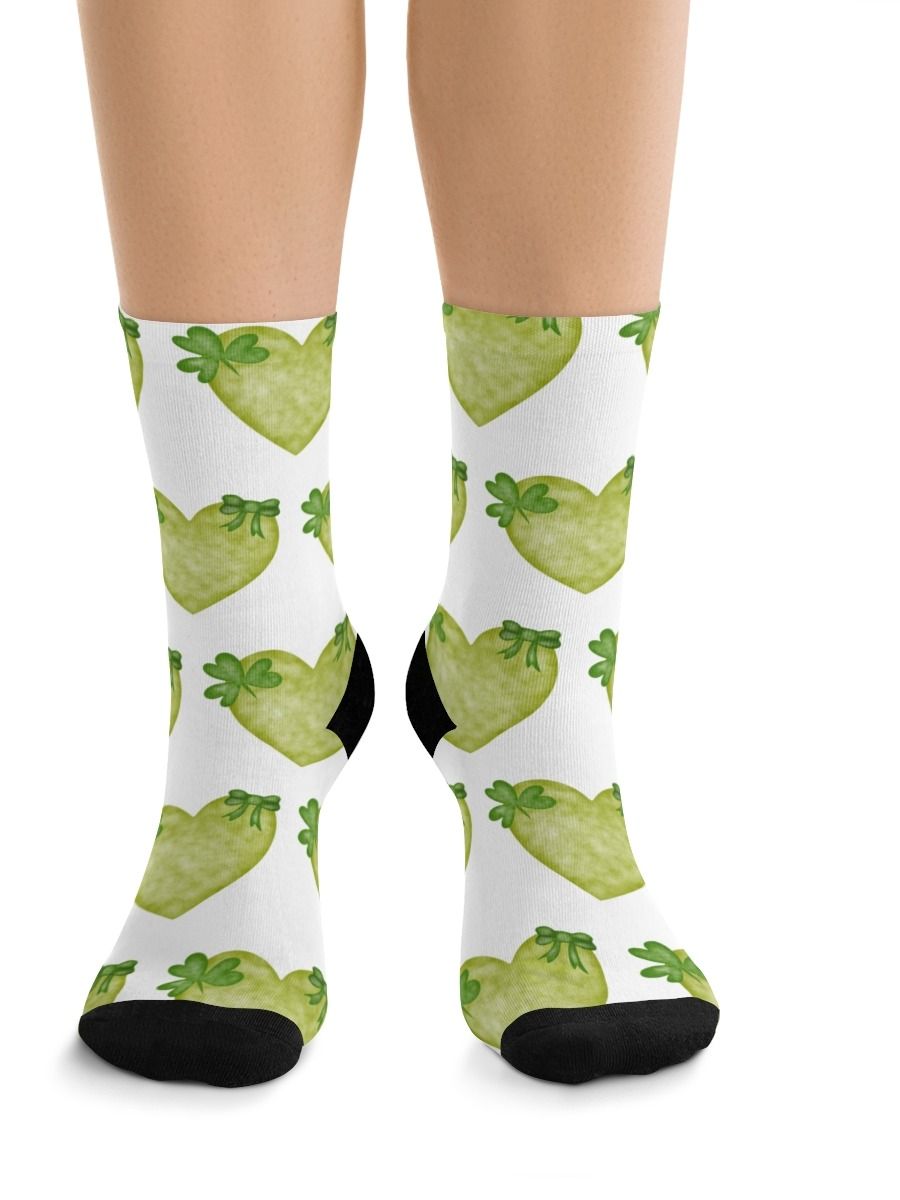 Socks- St Pattys Day Heart Design product image (3)