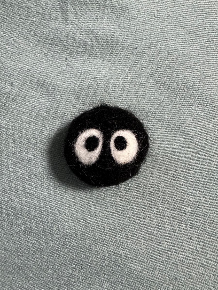 Needle felted soot sprite product image (1)