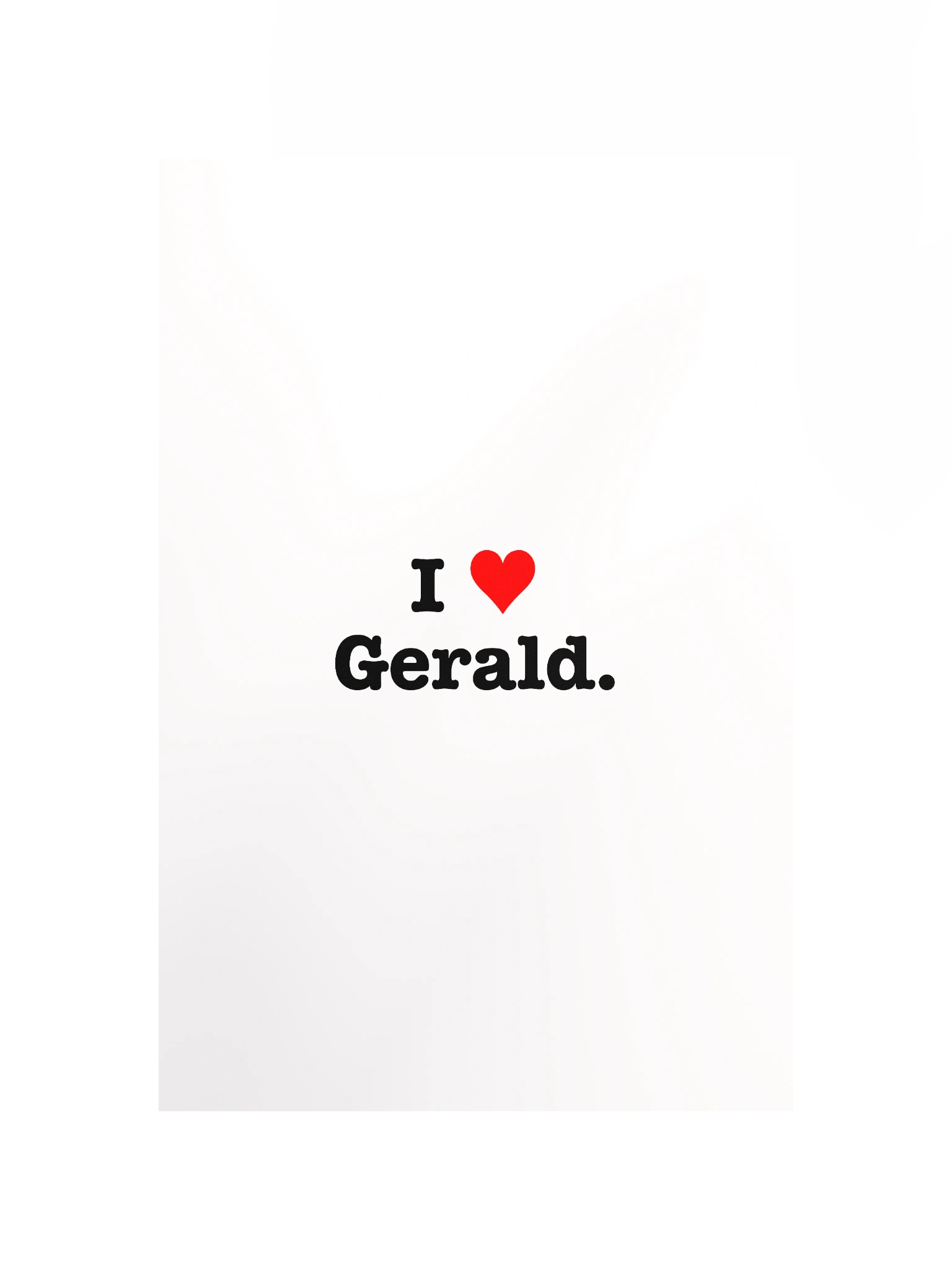 I ❤ Gerald Full Poster product image (1)