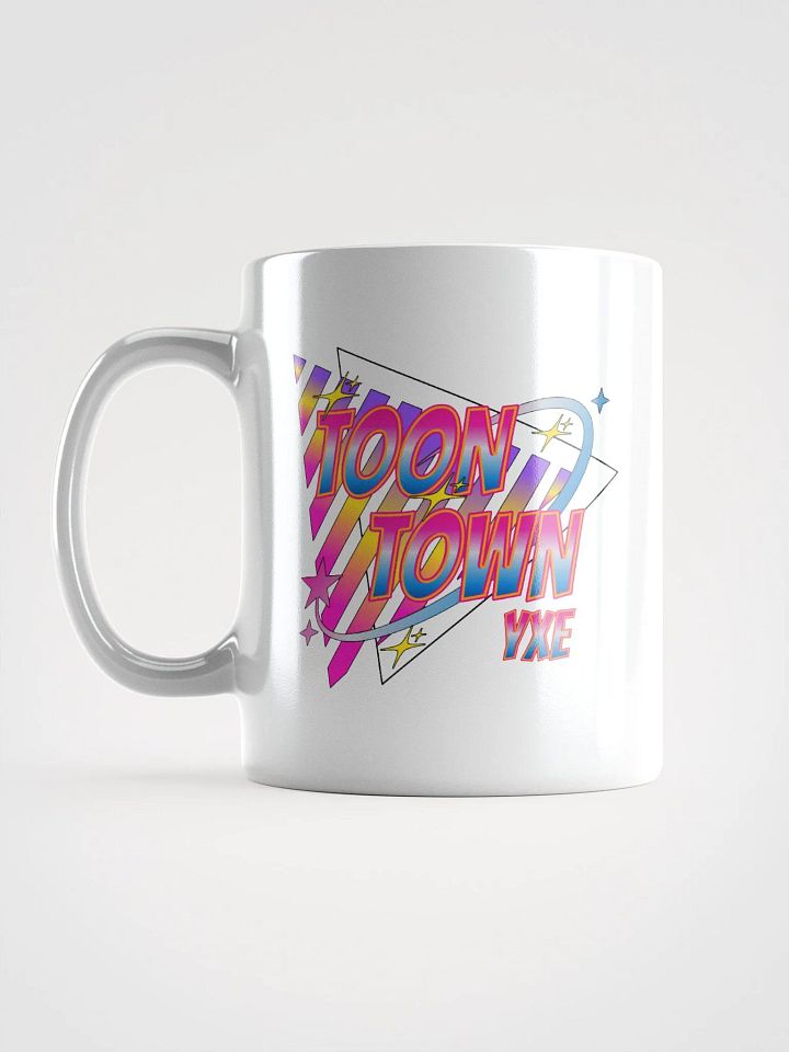 Toon Town Yxe Triangle White Glossy Mug product image (1)