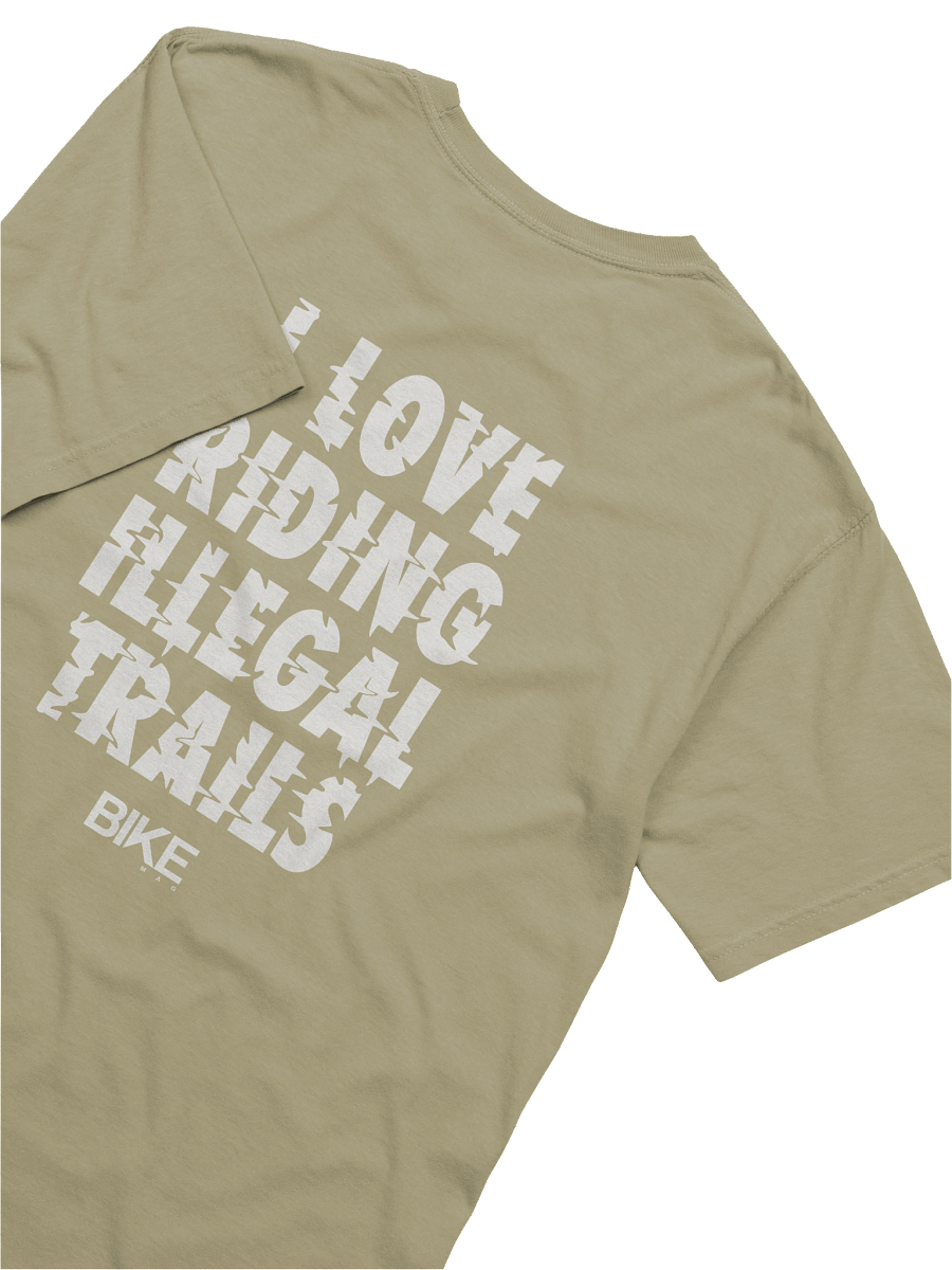 I Love Riding Illegal Trails Shirt (White Logo) product image (6)