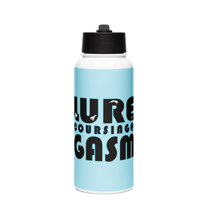 Lure Coursing @ GASM Stainless Steel Water Bottle - Blue product image (1)