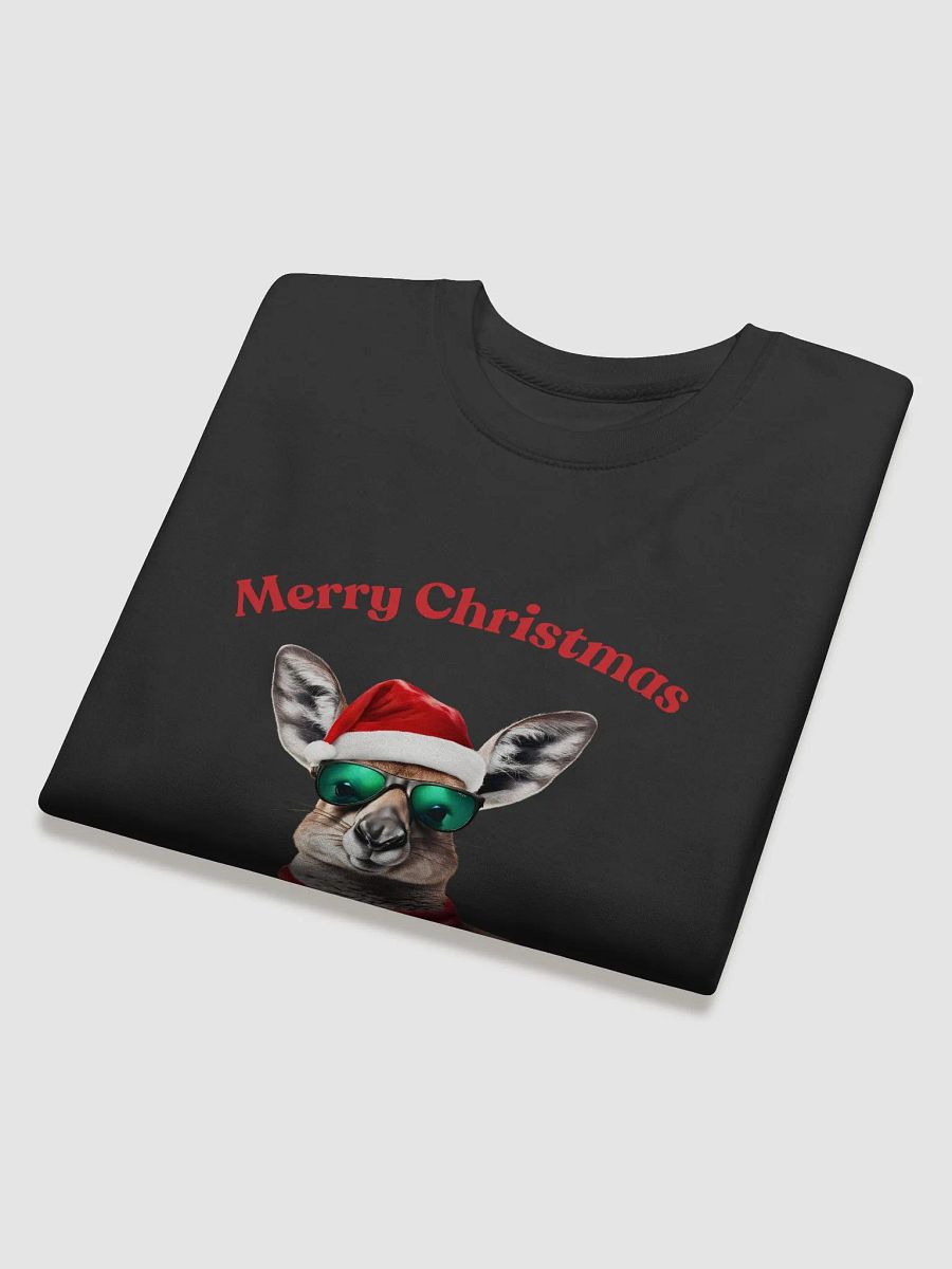 Festive Kangaroo Merry Christmas Sweatshirt - Red product image (4)