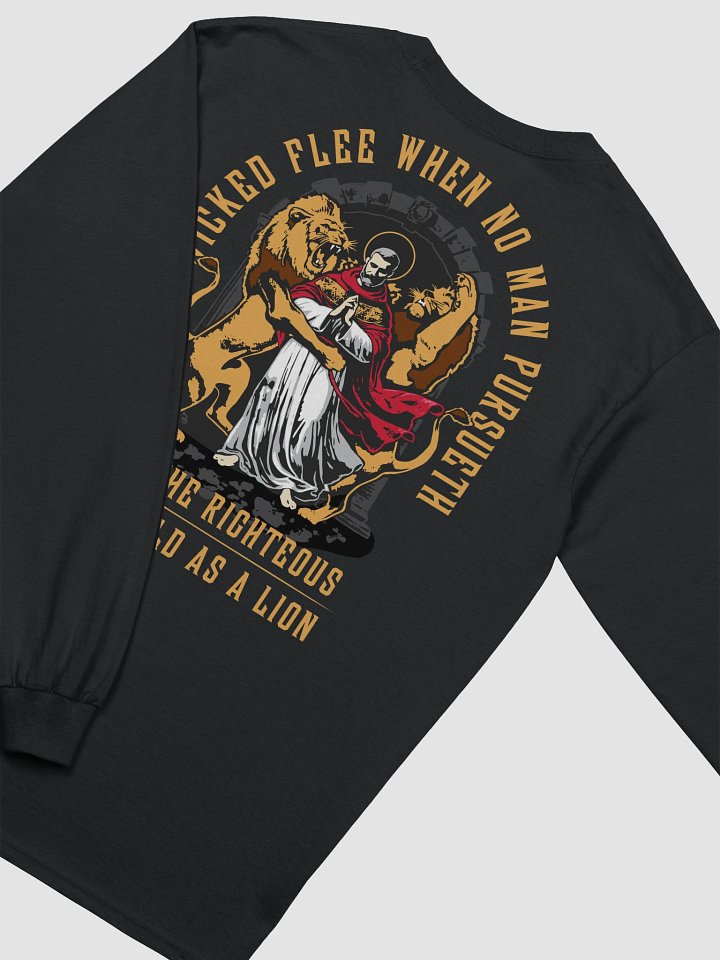 The rigtheous are BOLD as a LION - Long Sleeve T-Shirt product image (1)