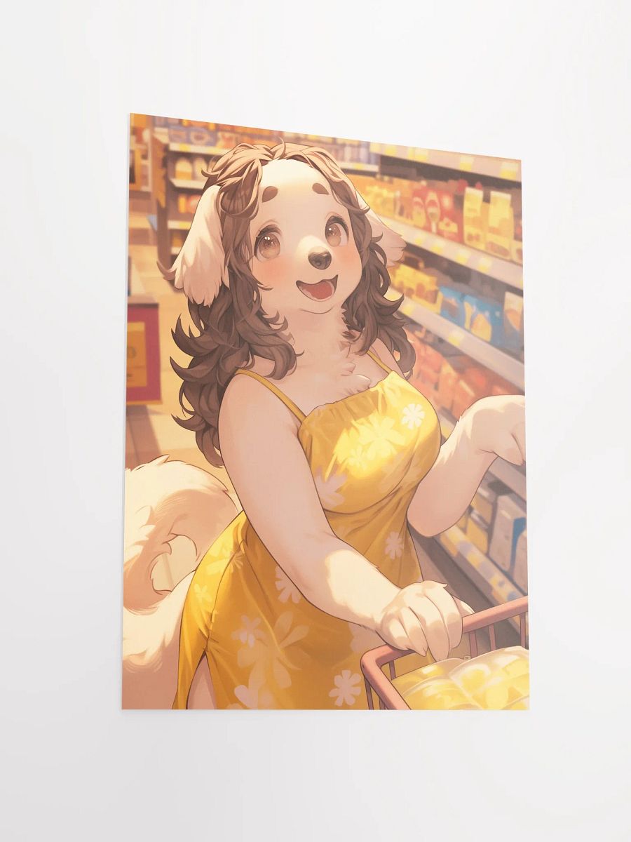 Whimsical Canine Shopper Poster product image (5)