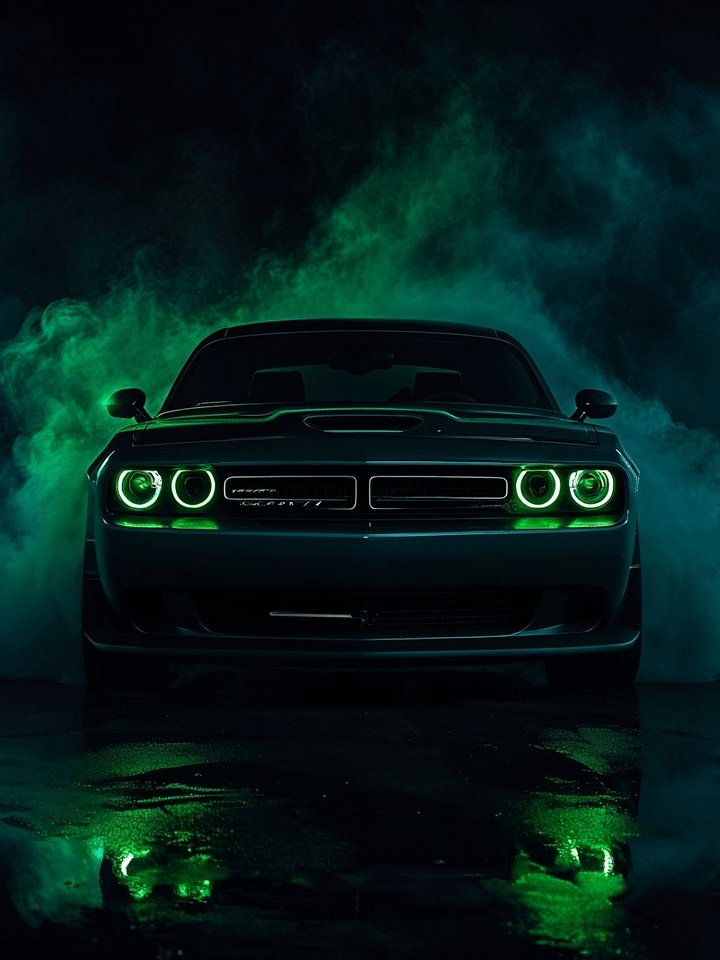 Neon Dream Car Framed Poster product image (1)